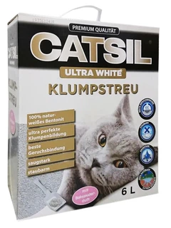 Наповнювач для котів Agros Trading Ultra White бентонітовий із запахом дитячої присипки 6 л 3253