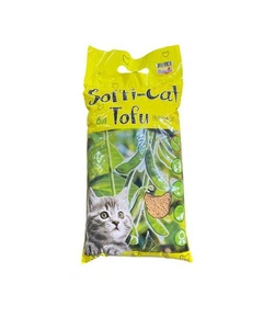 Soffi Cat Наповнювач для котячого туалету соєвий 2,6 кг (6 л) Soffi-Cat Tofu Персик