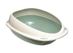 Пластиковий туалет Georplast Shuttle для кішок, 45×36×15.5 см, зелений