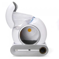 Автоматичний туалет розумний лоток для котів iHunt Smart Cat Litter V1, Wi-Fi, сенсор руху, мобільний додаток, іонізація, змінні мішки