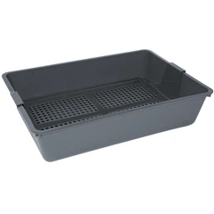 Лоток Туалет З Сіткою Для Котів Savic Cat Tray Савік Кет Трей, чорний, 42х29, 5х9, 5