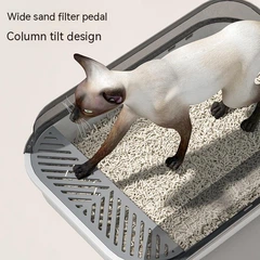 Туалет для котів Derby Plastic Cat Litter Box Vintage Green