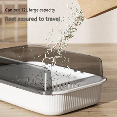 Туалет для котів Derby Plastic Cat Litter Box Vintage Green