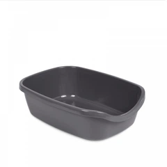 Туалет для котів Природа Comfort M сірий 41 х 30 х 13.5 см (MLZ8279)
