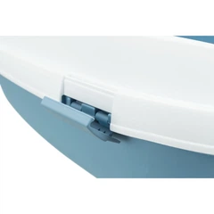 Туалет для котів Trixie Primo XXL з бортиками синій 56 х 25 х 71 см (MLZ10239)