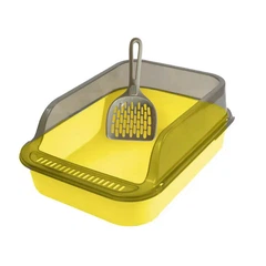 Туалет для кішок з лопаткою Taotaopets 221120 (40*28*16 cm Yellow)