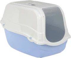 Туалет для кішок з фільтром Bergamo Romeo 57x39x41 см Light Blue (8058093276866)