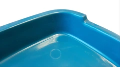 Ecowood Туалет для котів синій 37x27x6 см 6213