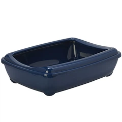 Туалет із бортиком для котів Moderna Arist-O-Tray Jumbo, 57 см х 43 см х 16 см, синій