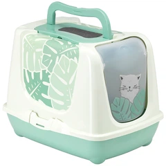Закритий туалет для котів з вугільним фільтром та совком Moderna Trendy Cat Eden 49,97х39,08х38,91 см (C235378CA)