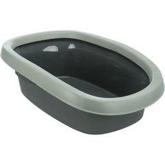 Туалет для котів Trixie Be Eco Carlo з рамкою сірий 38 х 17 х 58 см (MLZ8666)