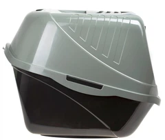 Лоток для котів Comfy EASY Cat Eco критий 54 x 40 x 40 см сірий (5905546336871)