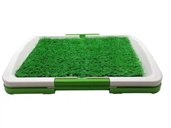Туалет для собак та кішок Puppy Potty Pad кімнатний, зелений (ZB-1440)
