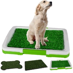 Туалет для собак та кішок Puppy Potty Pad кімнатний, зелений (ZB-1440)