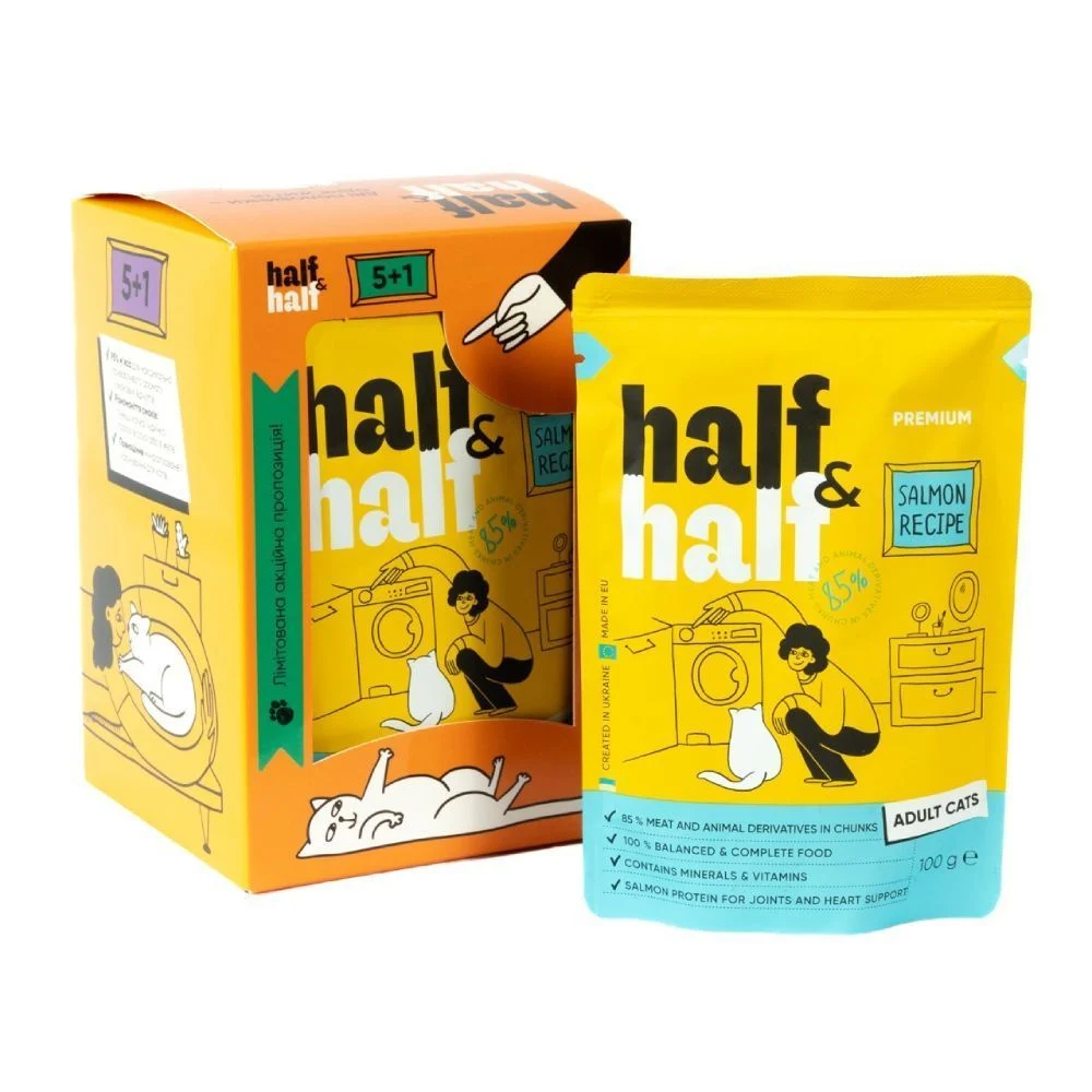 Half&Half Корм для дорослих котів