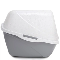 Лоток для котів Comfy EASY Cat Litter Box критий 54 x 40 x 40 см сірий (5905546313834)
