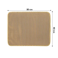 Двошаровий килимок для котячого туалету Lesko DT856 Sand 30*45 із пісочним фільтром