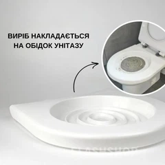 Без бренду Система привчання кішок до унітазу Citi Kitty Cat Toilet Training, туалет для кота (білий)