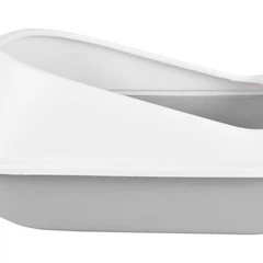 Туалет для кішок PAKEWAY 44 х 33 х 19 см (S) з лопаткою, Сірий (063S-GREY)
