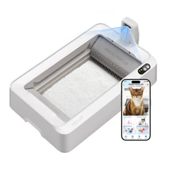 Автоматичний лоток PETKIT Purobot Crystal Duo з АI-камерою White