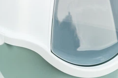 Туалет-будиночок для кота Trixie 402710 "Vico", 40х40х56см, шавлія/білий (TX-402710) 4053032681644