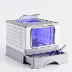 Gotel Закритий котячий туалет XXL з УФ-лампою для дезинфекції