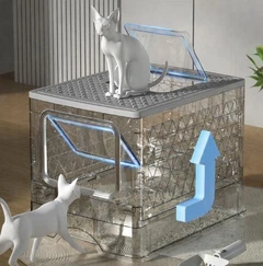 Gotel Закритий котячий туалет XXL з УФ-лампою для дезинфекції