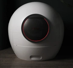 Автоматичний туалет для кішок Els Pet E801 WiFi УФ-стерилізація Білий