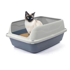 Туалет для котів Georplast Sonic 44.5х34х18.5 см — синій