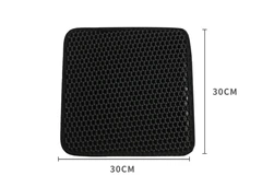 Без бренду Килимок для котячого туалету під лоток, EVA Cat Litter Mat, 30х30 см