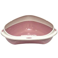 Туалет кутовий з бортиком Georplast Shuttle Corner для кішок 58 x 48 x 20,5 см зелений