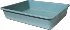 Туалет для кішок Georplast Vaschetta Max, зелений, 10541, 43х33х9 см