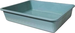 Туалет для кішок Georplast Vaschetta Max, зелений, 10541, 43х33х9 см