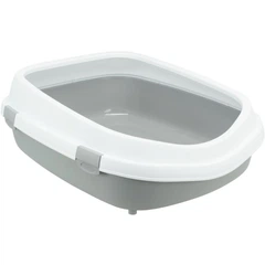 Туалет для кішок Trixie Primo XXL з рамкою 56х25х71см, сірий 40174
