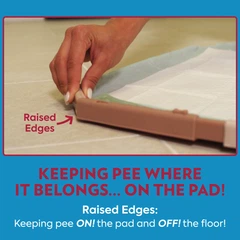 OUT! PetCare Складаний туалет під пелюшку для собак OUT! Training Pad Holder, 53 см х 53 см