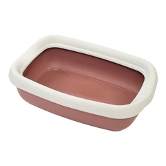 Туалет з рамкою для кішок MPS Beta Maxi 49x39x13h см коричневий (8022967073905)