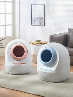 Без бренду Автоматичний туалет для кішок PET MEET 2 WiFi УФ-стерилізація Білий