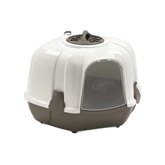 Закритий туалет для котів MPS CORNER CLOSE сірий 52х59,5х44,5 см S07050100
