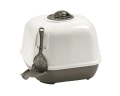 Закритий туалет для котів MPS CORNER CLOSE сірий 52х59,5х44,5 см S07050100