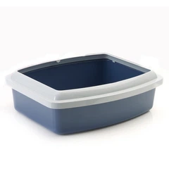 Туалет лоток для котів Savic 0209 Oval tray + rim з бортиком 46х39х14 см