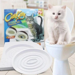 Sistema Система привчання котів до унітазу туалет для кота citi kitty cat toilet training