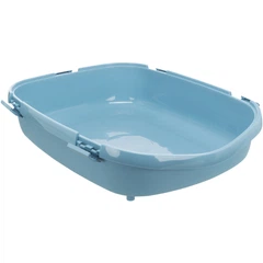 Туалет для кішок з бортиком Trixie Primo XXL 56 х 25 х 71см, синьо-білий
