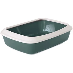 Туалет для котів Savic Iriz Nordic Litter Tray, 42 см х 31 см х 12.5 см, зелений