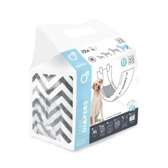 M Pets Підгузки гігієнічні для кобелів M-Pets Diapers-Male Dog XL / 54-66 см (6953182735533)