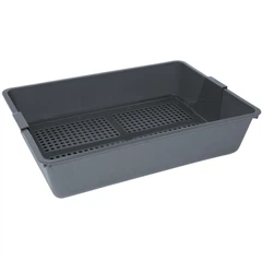 Туалет для котів із сіткою Savic Cat Tray сірий 41.5х25.5х10 см 0223