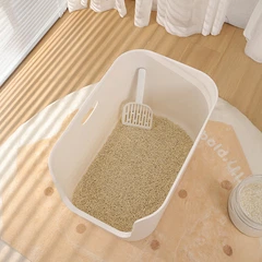 Туалет для кошек с лопаткой Taotaopets 228812 с высокими бортами 57*37*35 см