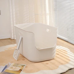 Туалет для кошек с лопаткой Taotaopets 228812 с высокими бортами 57*37*35 см