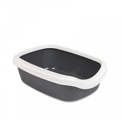 Природа Туалет для котів Comfort M 41х30х13.5, сірий. Арт. PR241699
