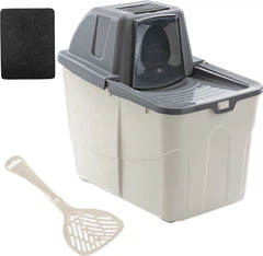 Туалет для кішок MPS БОКС buxo close 58x39x56h Grey (8022967070072)