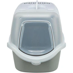 Туалет Trixie Vico Open Top для котів 40см х 40см × 56см білий з сірим (TX-40343)